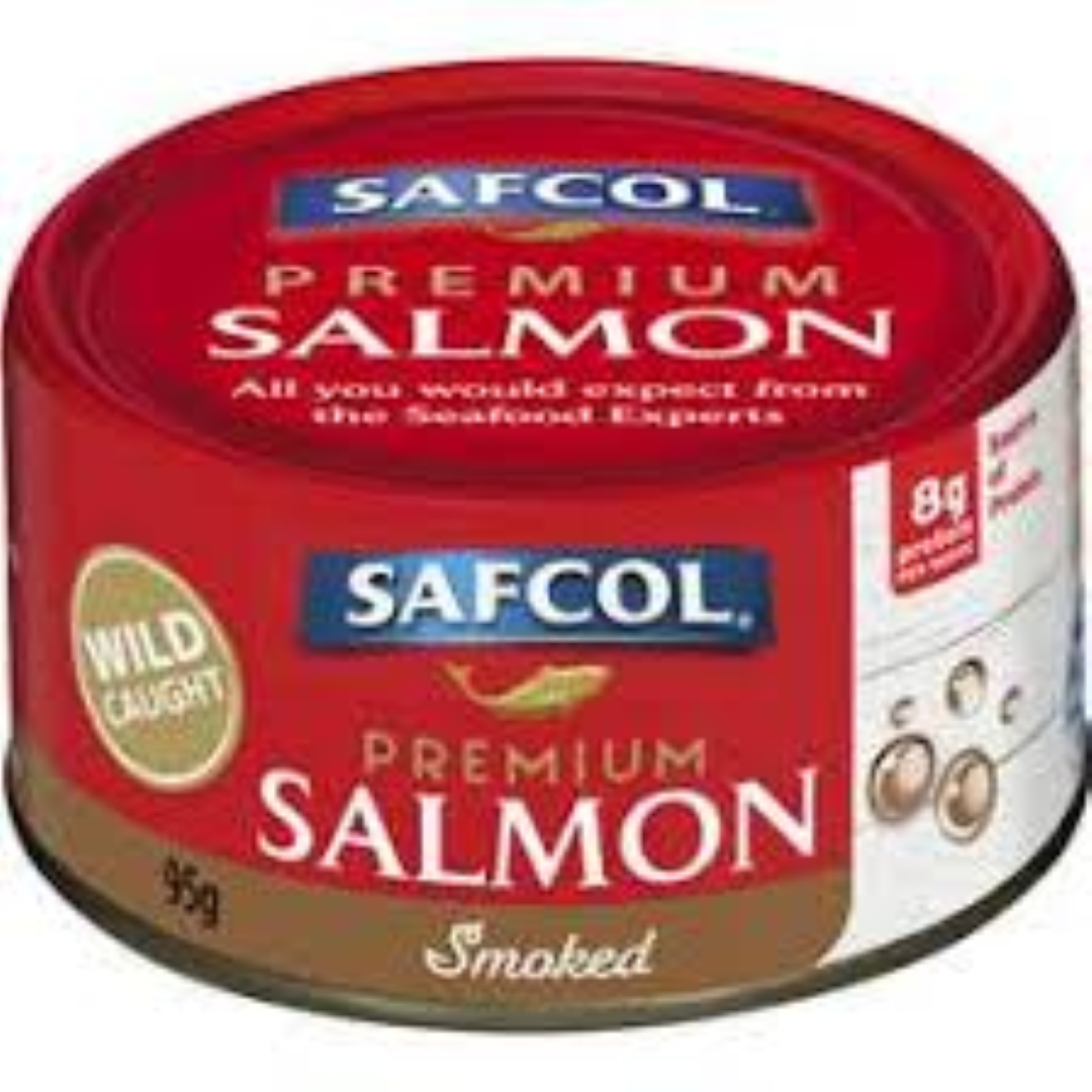 SAFCOL SALMON IN LEMON &C/PEPPER 95G